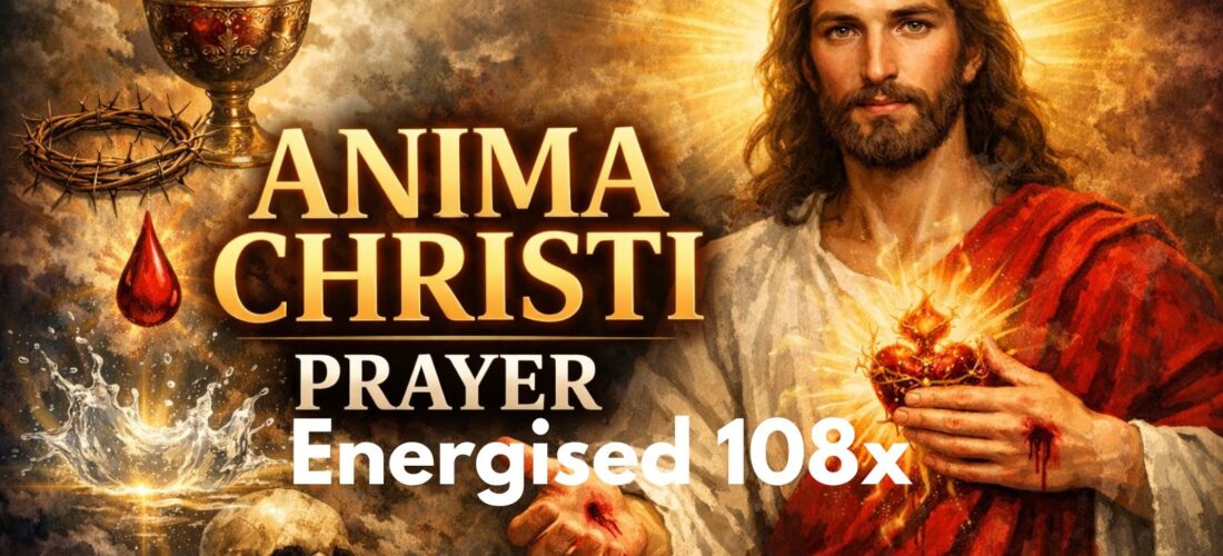 The Anima Christi (Soul of Christ Prayer) Energised 108x